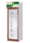 ตู้แช่เย็นประตูกระจกเชิงพาณิชย์ตั้งตรงเครื่องดื่มเย็นแสดงเครื่องดื่ม