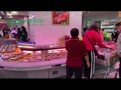 Panasonic Compressor อาหารสด Display Cooler 1200*1180*930mm