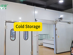 ห้องเก็บอาหารเย็น Custom Walk-In Cooler / Freezer Combo พร้อมเครื่องเย็นระยะไกล