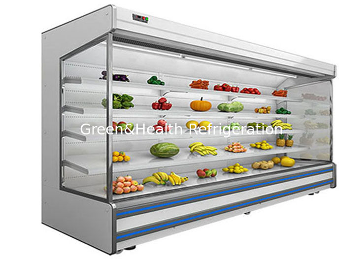 ตู้แช่ผักแบบเปิดโล่ง Multideck Juice Fruit Mall ตู้เย็น