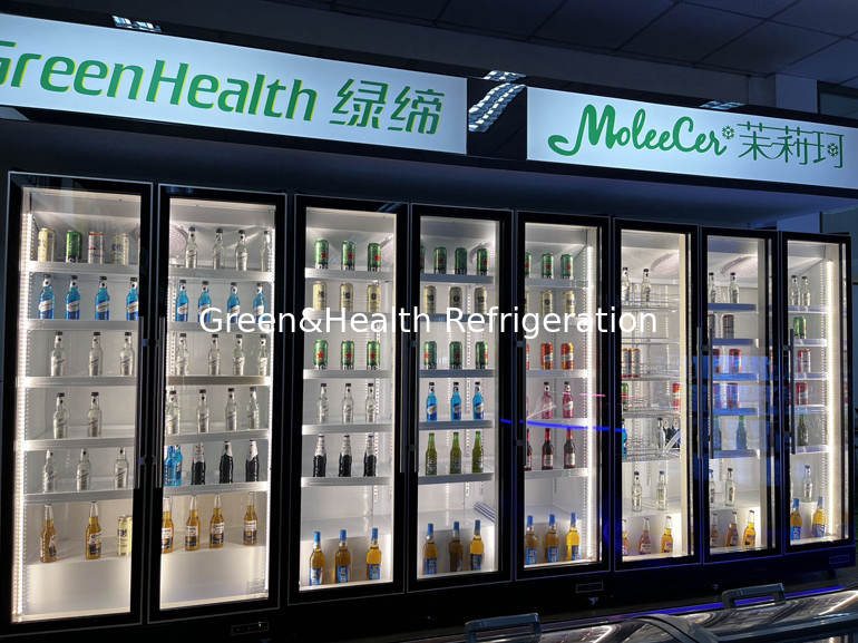 ไม่มี กล่องแสงสูง 740L CCC อัตโนมัติ defrost เครื่องเย็นเย็นเครื่องดื่มและไวน์