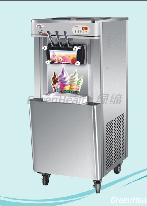 22 L / H Commercial Counter Soft Ice Cream Machine เครื่องทําไอศกรีมจากสแตนเลส