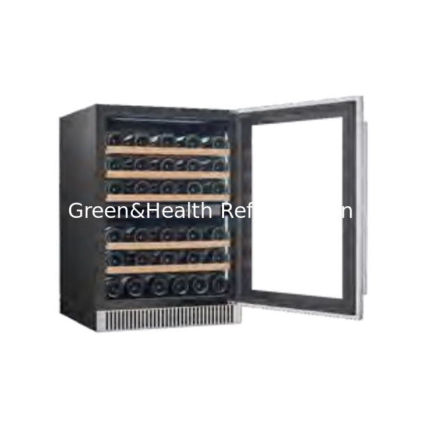 ใบรับรอง ETL ประหยัดพื้นที่ โซนสอง เครื่องเย็นสแตนเลส สําหรับเก็บไวน์เบียร์