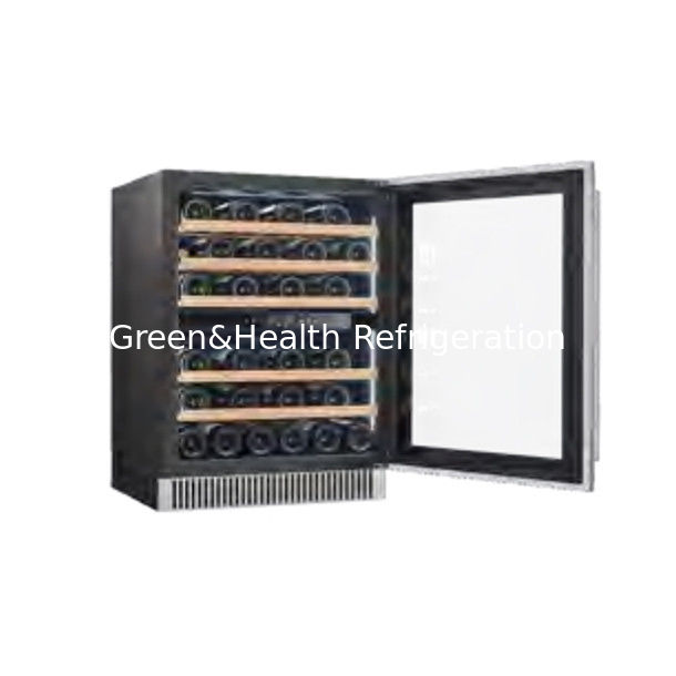 ใบรับรอง ETL ประหยัดพื้นที่ โซนสอง เครื่องเย็นสแตนเลส สําหรับเก็บไวน์เบียร์