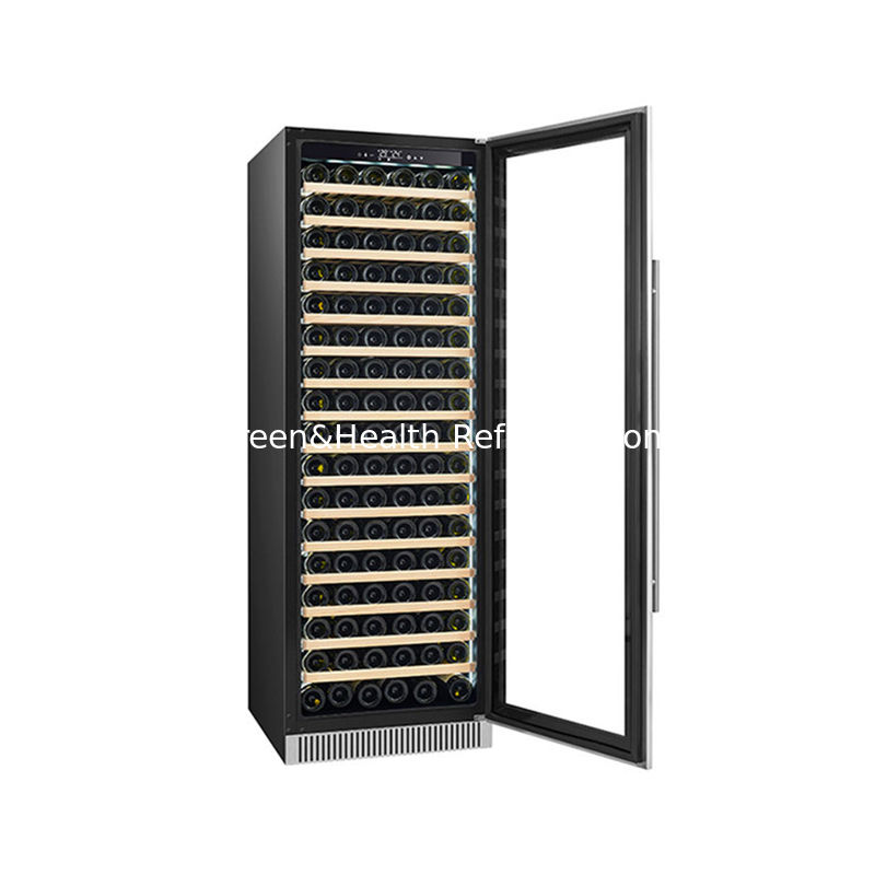 ใบรับรอง ETL ปรับแต่ง 185 ขวด 445L ตู้เย็นแสดงไวน์ด้วย 110V 220V 50HZ 60HZ