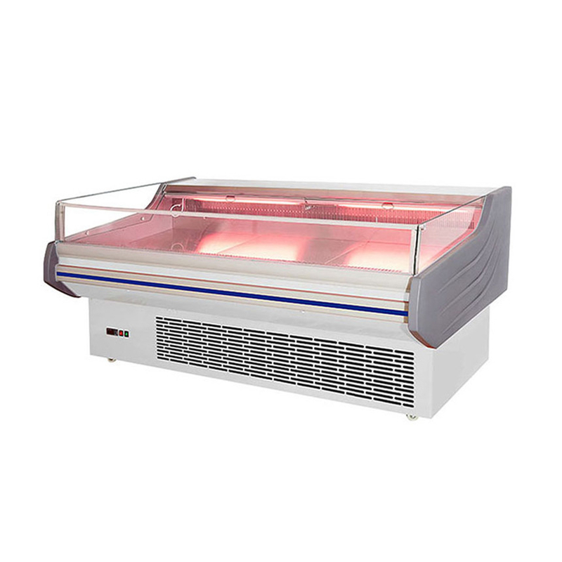 ไลด์ ไลท์ เนื้อ Display เครื่องเย็น สแตนเลส ภายใน อัตโนมัติ defrost -2 ~ 8 C