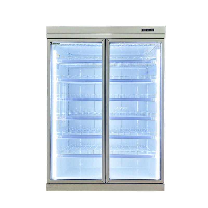 เครื่องตู้เย็นแบบตั้งแบบไม่มี Frost แบบพาณิชย์ พร้อมล้อประตู 2/3/4/5