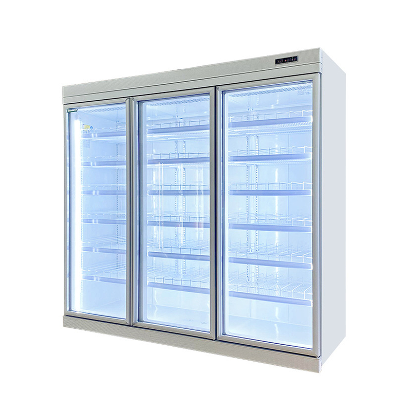 เครื่องตู้เย็นแบบตั้งแบบไม่มี Frost แบบพาณิชย์ พร้อมล้อประตู 2/3/4/5