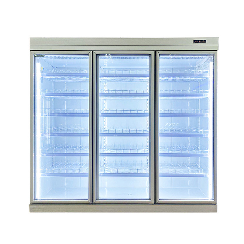 เครื่องตู้เย็นแบบตั้งแบบไม่มี Frost แบบพาณิชย์ พร้อมล้อประตู 2/3/4/5