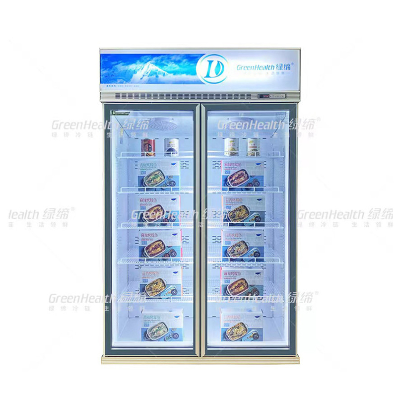 ประหยัดพลังงาน ปรับปรุงการแสดงสินค้าการค้า Freezer สําหรับการอนุรักษ์อาหาร