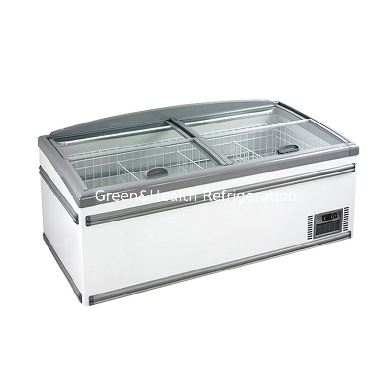 เปิดปลั๊กบนในคอมเพรสเซอร์ Danfoss ซุปเปอร์มาร์เก็ต เกาะ Freezer ตู้เย็นพาณิชย์