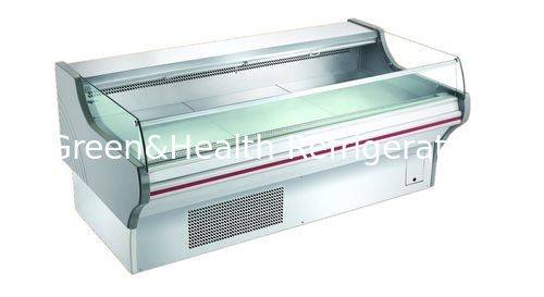 ตู้แช่แข็งแบบเปิดแนวนอนสแตนเลส 800L สำหรับตู้แช่แข็งเชิงพาณิชย์เนื้อ Chiller