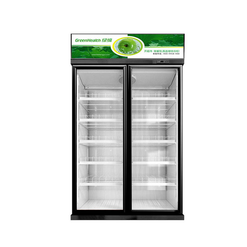 เครื่องเย็นเครื่องดื่มพาณิชย์ 2 3 4 ประตู สําหรับร้านขายข้าว