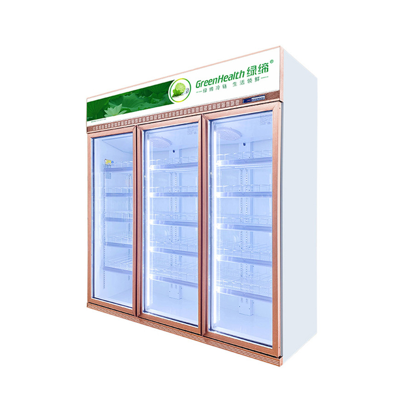 เครื่องเย็นเครื่องดื่มพาณิชย์ 2 3 4 ประตู สําหรับร้านขายข้าว