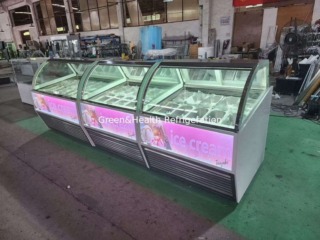 อุปกรณ์ร้านขายไอศกรีม ไอศกรีมจานจานจานจานจานจาน 10 ถึง 22 GN