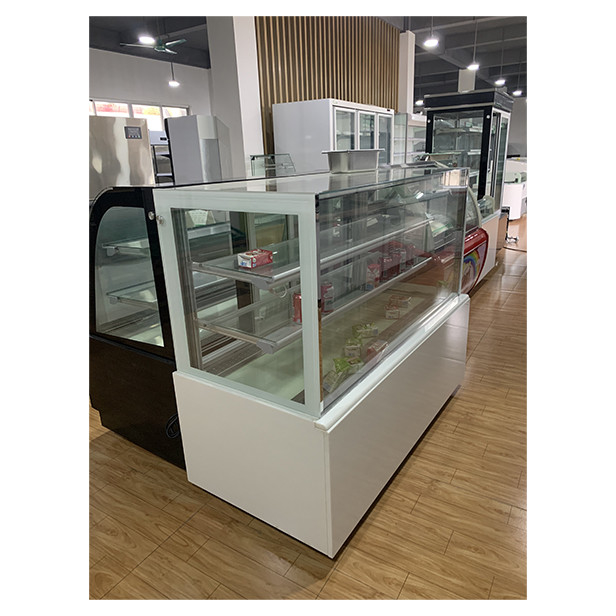 ร้านเค้กกระจกโปร่งหลายชั้น ใช้ในการจัดเก็บ จัดจองเค้ก จัดจองเย็น