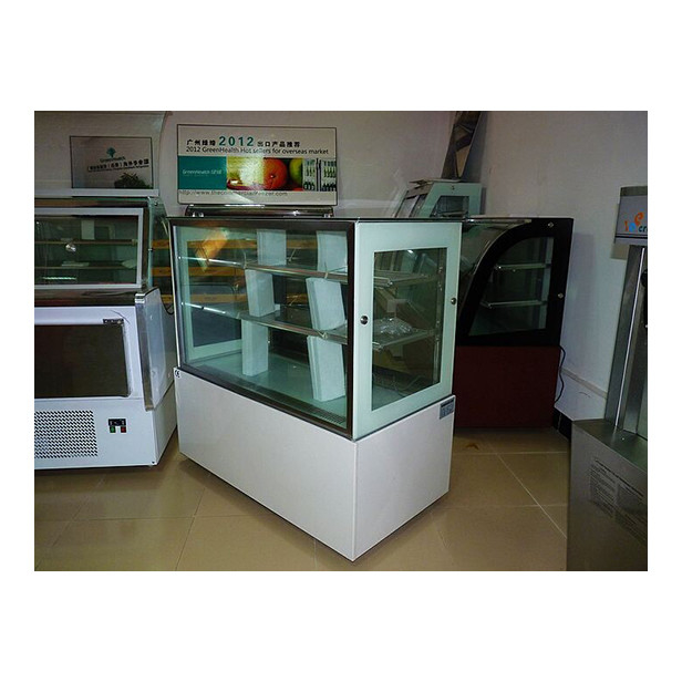 ร้านเค้กกระจกโปร่งหลายชั้น ใช้ในการจัดเก็บ จัดจองเค้ก จัดจองเย็น
