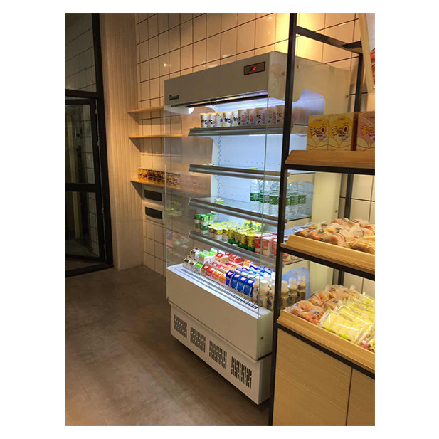 รายการการค้าขนาดเล็ก รายการเปิดชนิด Chiller ตู้ผ้าม่านอากาศ ในร้านค้า / ร้านค้าขนาดเล็ก