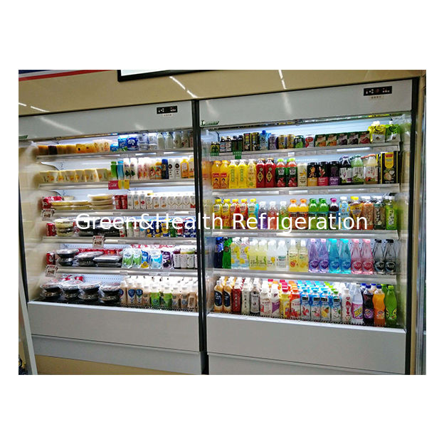 ร้านค้าขนาดเล็ก ห้าชั้น ชั้นเก็บผลไม้ จอแสดงสินค้า เครื่องเย็นเปิดขนาดเล็ก