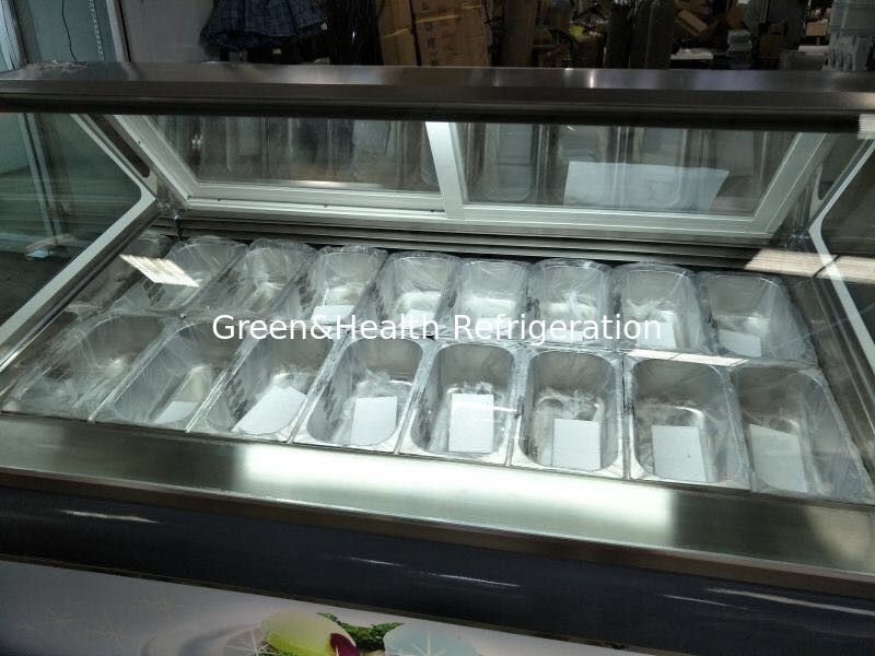 กรณีแสดงไอศกรีม Popsicles พกพาพร้อมหน่วยแสดงผลถาด / ไอศกรีม