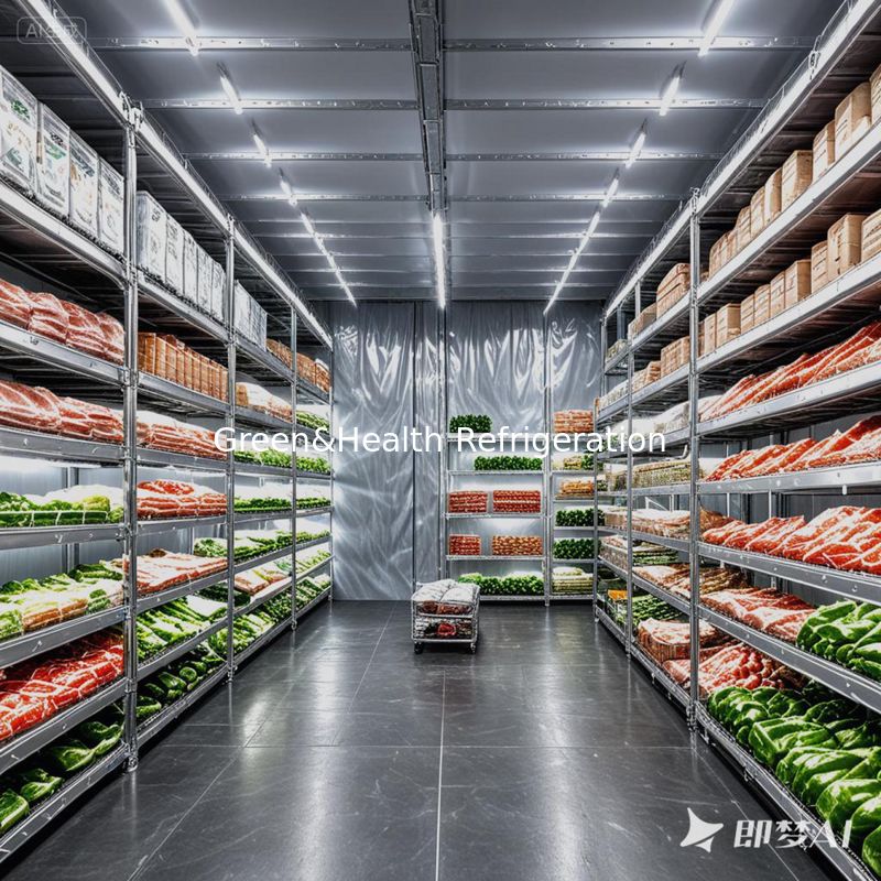Guangzhou Customise Walk in Freezer Cold Storage Room Unit สําหรับการประมวลผลเนื้อสัตว์