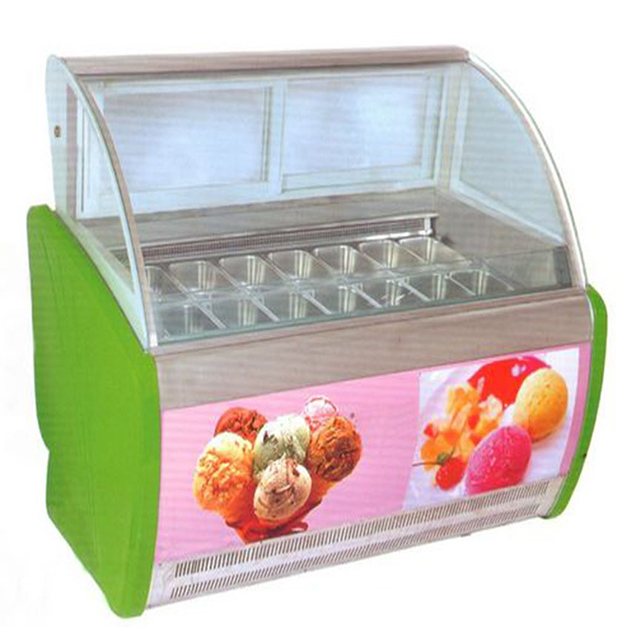 ขายตู้เย็นเก็บไอศกรีมขนาดใหญ่ 14 แถว