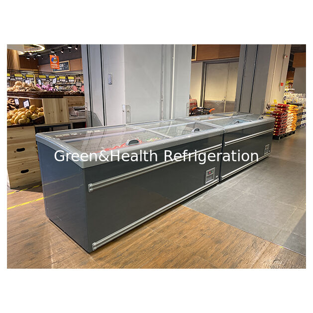 เกาะพาณิชย์ ตู้เย็น ซุปเปอร์มาร์เก็ต ตู้เย็น ป๊อปซิลสเกิล สินค้า