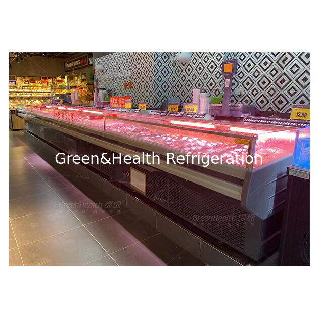 โรงงานผลิตคอมเพรสเซอร์นำเข้าในตัวโดยตรงจากโรงงาน ตู้แช่แข็งเนื้อสดแบบกึ่งเปิด