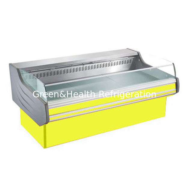 ร้าน/ตลาดขายเนื้อครึ่งเปิด ใช้ตู้เย็นเก็บเนื้อสด