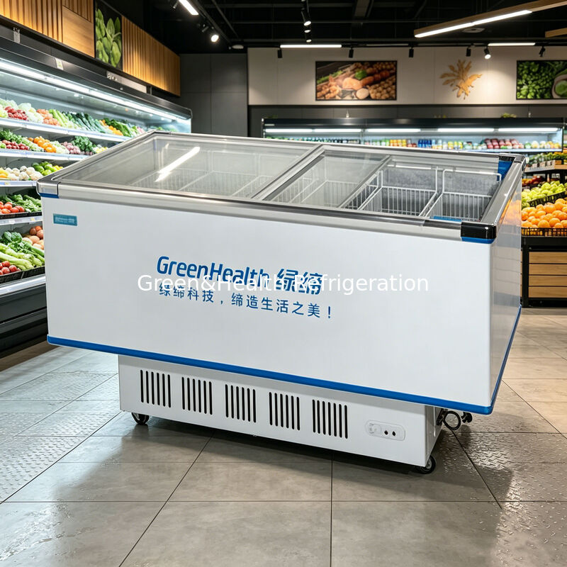 เครื่องตู้เย็นตั้งขนาดใหญ่ พร้อมเครื่องบด Danfoss และอัตโนมัติ defrost สําหรับการใช้งานทางการค้า