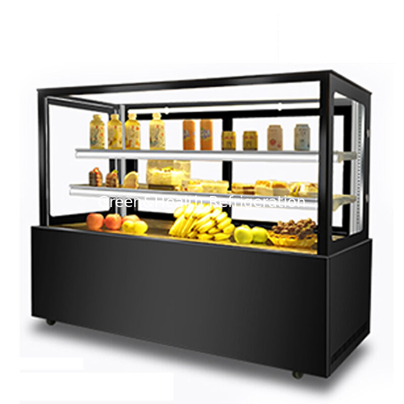 Commercial Stainless Steel Cake Display Freezer with 3 Layers and Digital Thermostat for Pastry Refrigeration