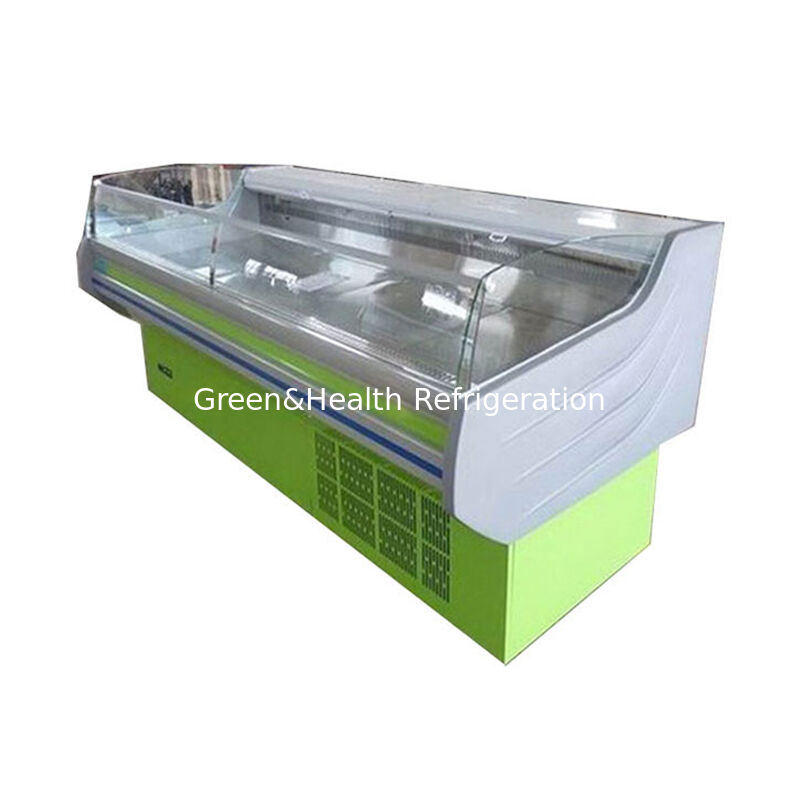 เครื่องต้มเนื้อแสดงภาพจากเหล็กไร้ขัดเหล็ก พร้อมแสง LED และอัตโนมัติในการหดน้ําแข็งสําหรับการใช้งานทางการค้า