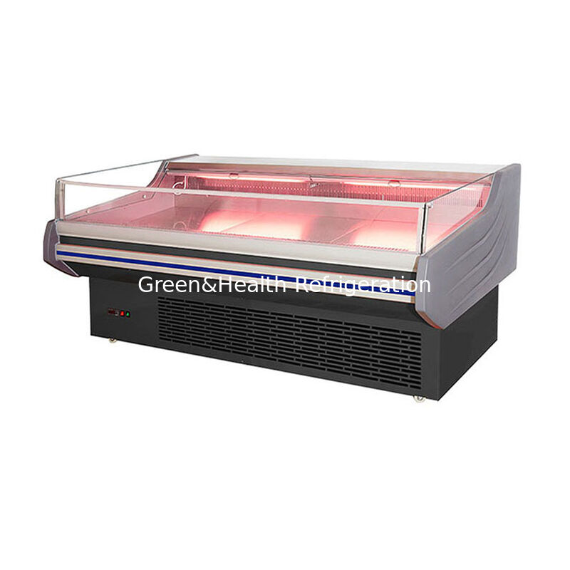 เครื่องต้มเนื้อแสดงภาพจากเหล็กไร้ขัดเหล็ก พร้อมแสง LED และอัตโนมัติในการหดน้ําแข็งสําหรับการใช้งานทางการค้า