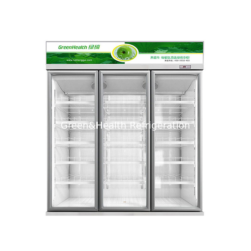 กรีนเฮลท์ LG-1000W ตู้เย็นเครื่องดื่มอ่อนแอ 3 ประตู