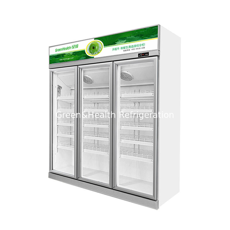 กรีนเฮลท์ LG-1000W ตู้เย็นเครื่องดื่มอ่อนแอ 3 ประตู