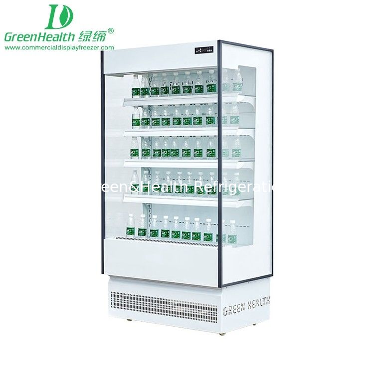 780W Multideck เปิด 1.25m Multi Deck เครื่องดื่มร้านอาหาร ร้านกาแฟ ตู้เย็น