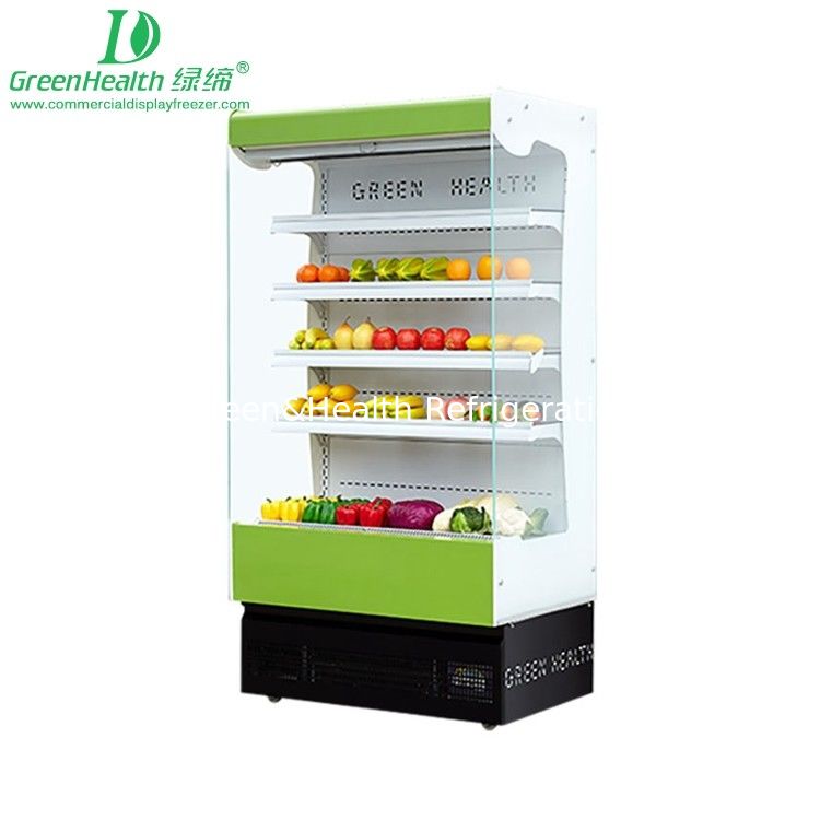 780W Multideck เปิด 1.25m Multi Deck เครื่องดื่มร้านอาหาร ร้านกาแฟ ตู้เย็น