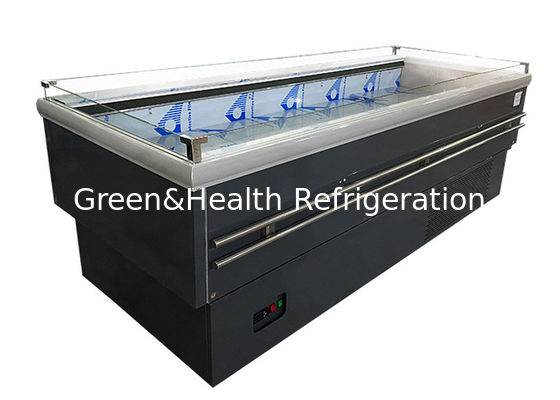 อุปกรณ์ทำความเย็นขนาดใหญ่ตู้แช่แข็งโชว์เชิงพาณิชย์แบบเปิดสำหรับร้านค้า