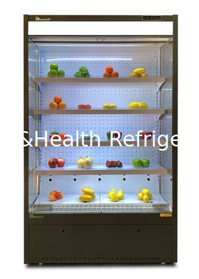 ตู้แช่ Multideck ขนาดเล็กสำหรับร้านค้าในเครือ Grocery Shop Upright Open Chiller