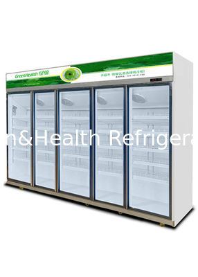 ตู้แช่เครื่องดื่มซุปเปอร์มาร์เก็ตแฟชั่นสำหรับอาหารสด