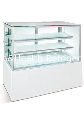 2 ชั้นวางและตู้แช่เค้ก / สารทำความเย็น R404a ที่ปรับระดับได้สำหรับแสดงเค้ก