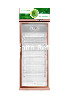 OEM Automatic Defrost Commercial Beverage Cooler ตู้แช่เย็นแสดงประตูกระจก