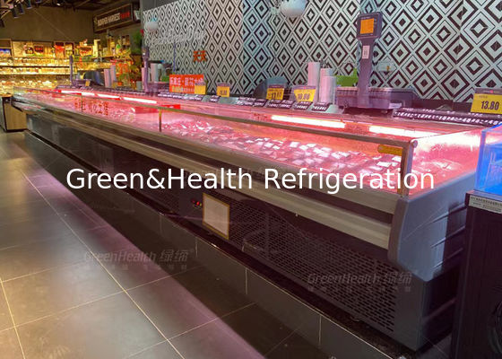 ตู้แช่โชว์เนื้อสด Deli อุณหภูมิเดียวสำหรับร้านขายเนื้อ