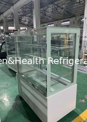 ตู้โชว์เค้กร้านเบเกอรี่กระจก 3 ชั้นตู้โชว์สำหรับขนมปัง