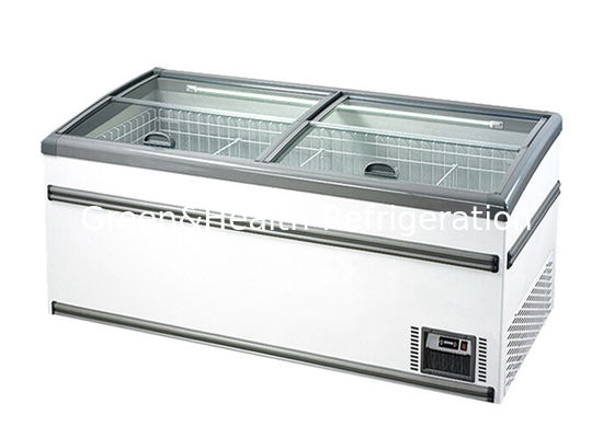 Auto Defrost Chest Deep Freezer Sliding Top Door Island ตู้เย็น