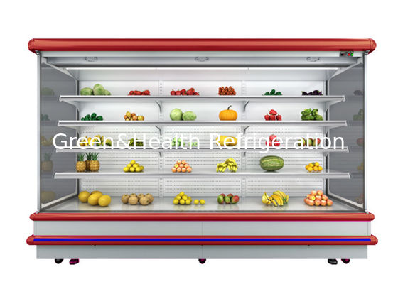 ราคาโรงงาน รุ่น A ระบบระยะไกล Multi-Deck Open Chiller Supermarket Refrigeration Chiller