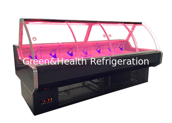 Commercial Deli Meat Food ตู้โชว์ปลา ประตูกระจก 1045W