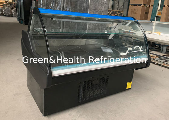 1M Front Flip Door ตู้เย็น Deli Display ตู้แช่เนื้อสัตว์ ตู้แช่เนื้อ 100L