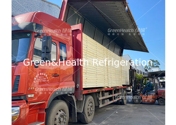 อัตโนมัติ defrost freezer ห้องเย็นสําหรับเนื้อแกะกุ้งเก็บ Walk ใน cooler