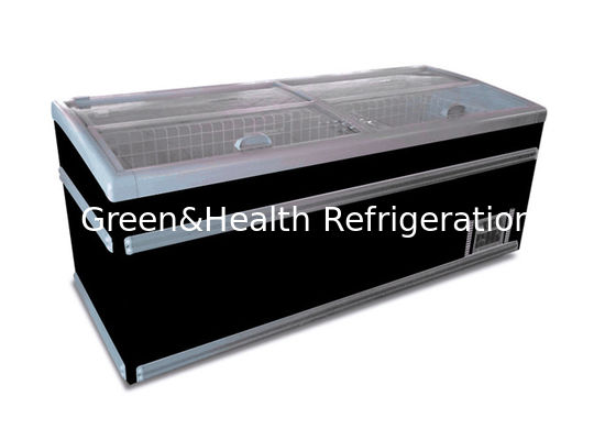 ซุปเปอร์มาร์เก็ตพาณิชย์ จุดแสดงสินค้า เกาะ กล่องตู้เย็น กล่องตู้เย็น